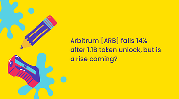 Arbitrum [ARB] falls 14% after 1.1B token unlock, but is a rise coming?